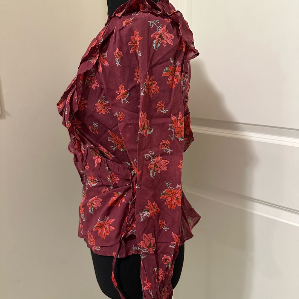 Free People Ruffle Top - Picture 3 of 8